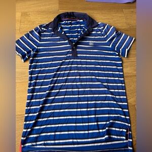 RL X ralph lauren x short sleeve striped golf polo lightweight mens medium
